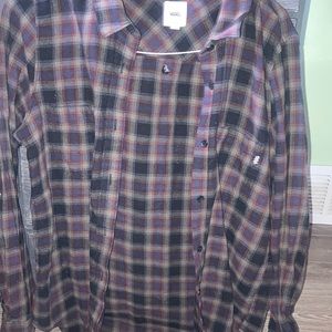 Skater vans button up flannel